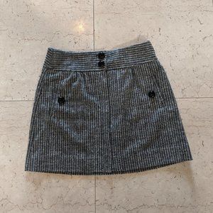 taikonku (Anthropologie) wool blend striped skirt